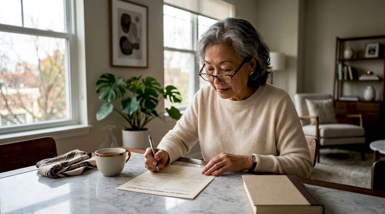 Community Amenities Checklist for Retirement Condos