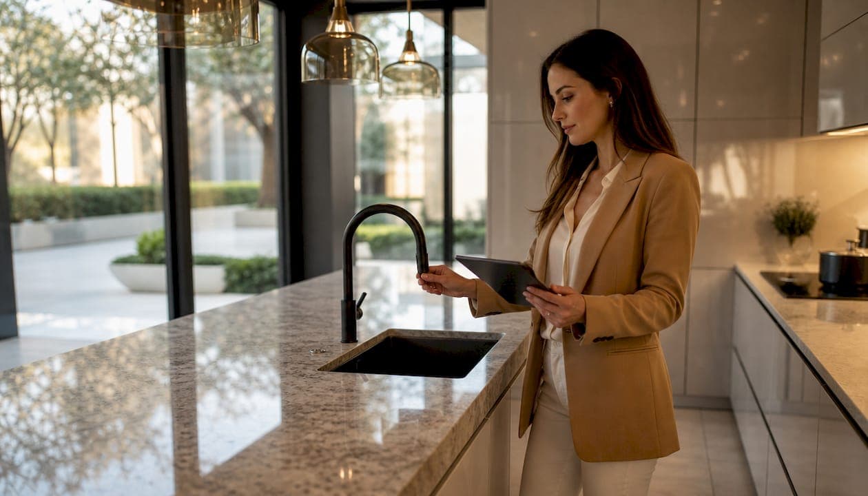 Examples of European Fittings in Premium Condos